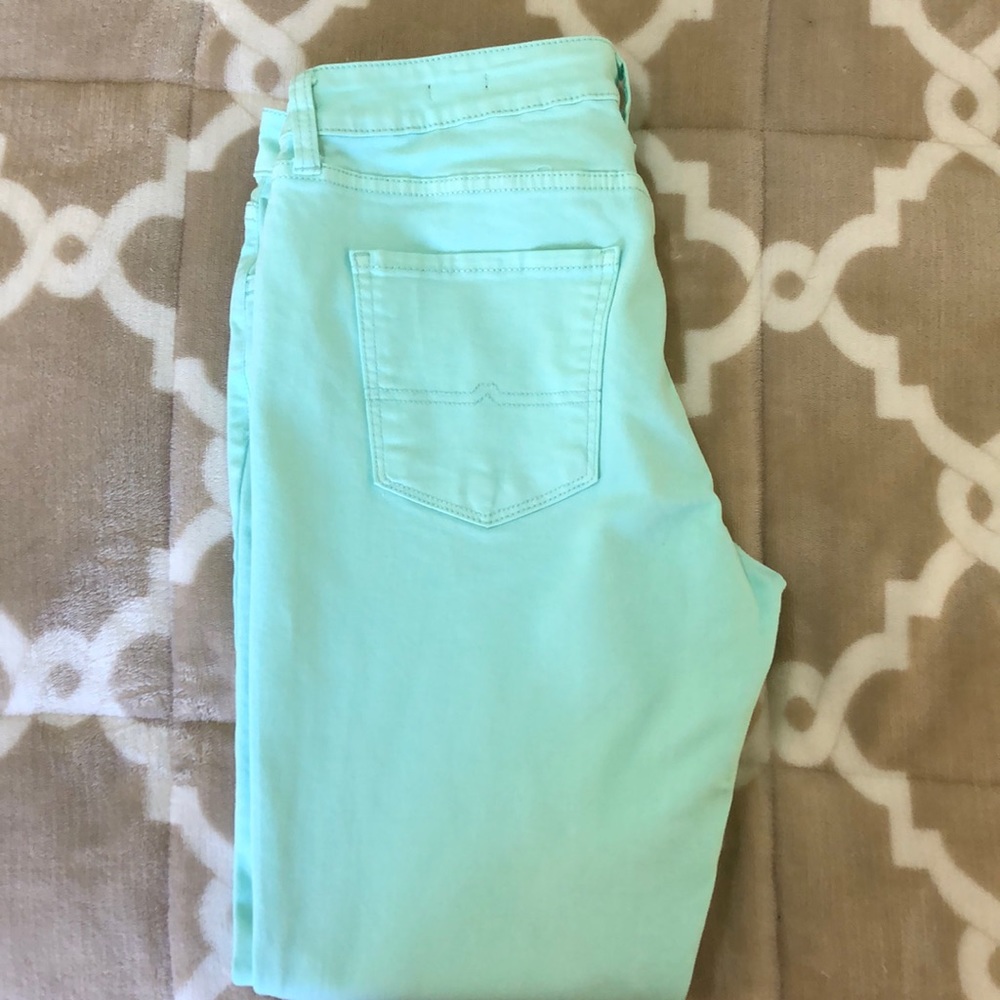 Arizona Jean and Co Mint Jeggings